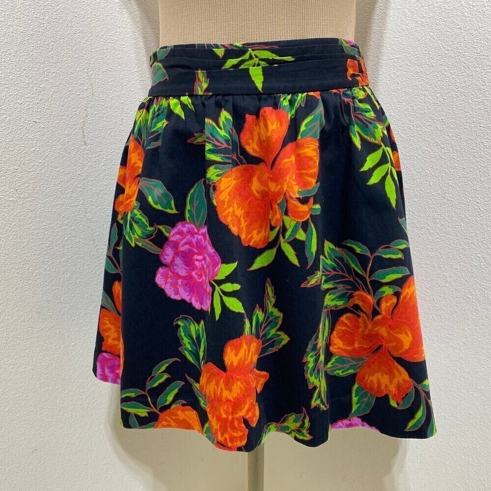 Floral Print Express Skirt With Pockets Size 4